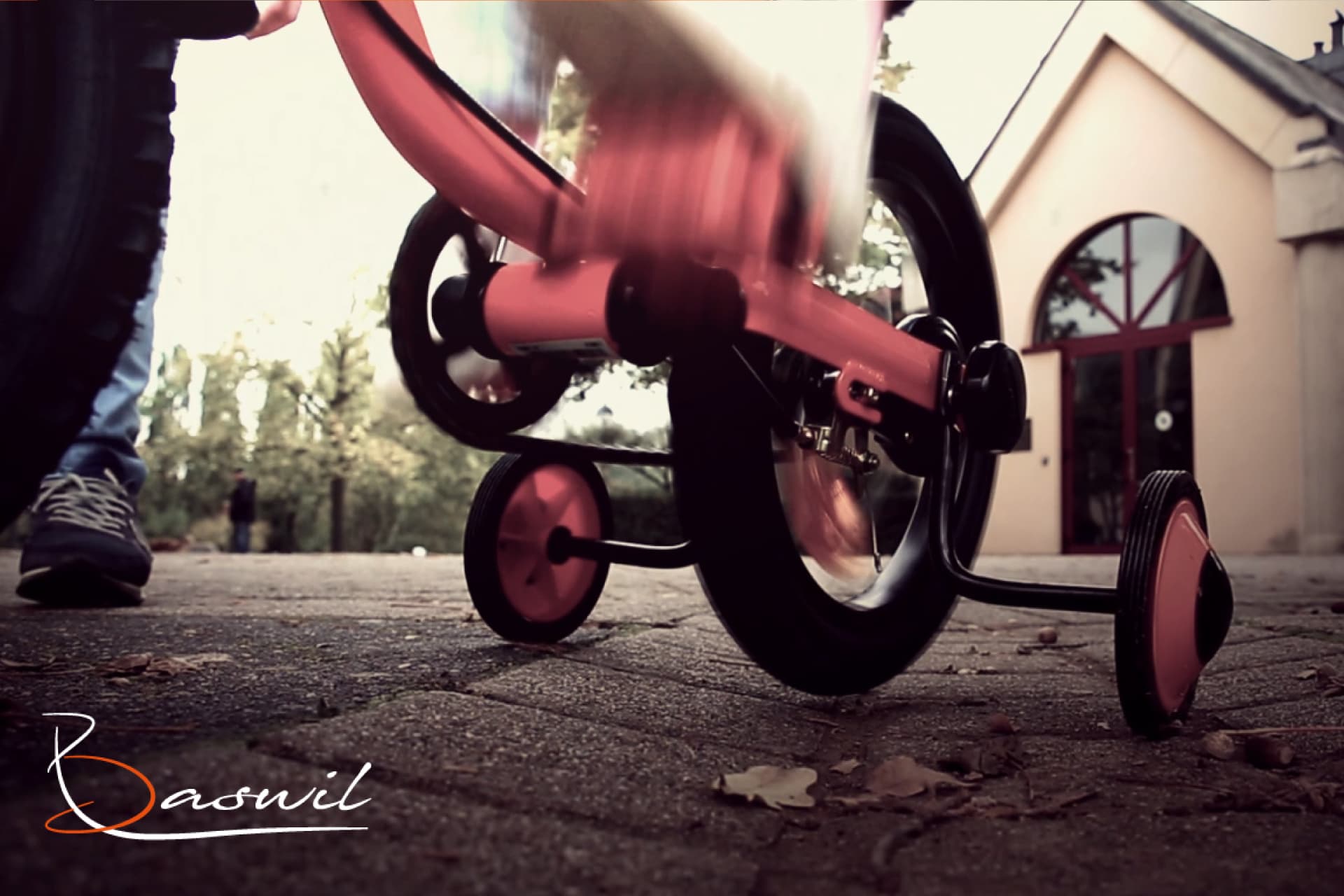The first Baswil prototype on the cobblestones of Florenville — where it all started
